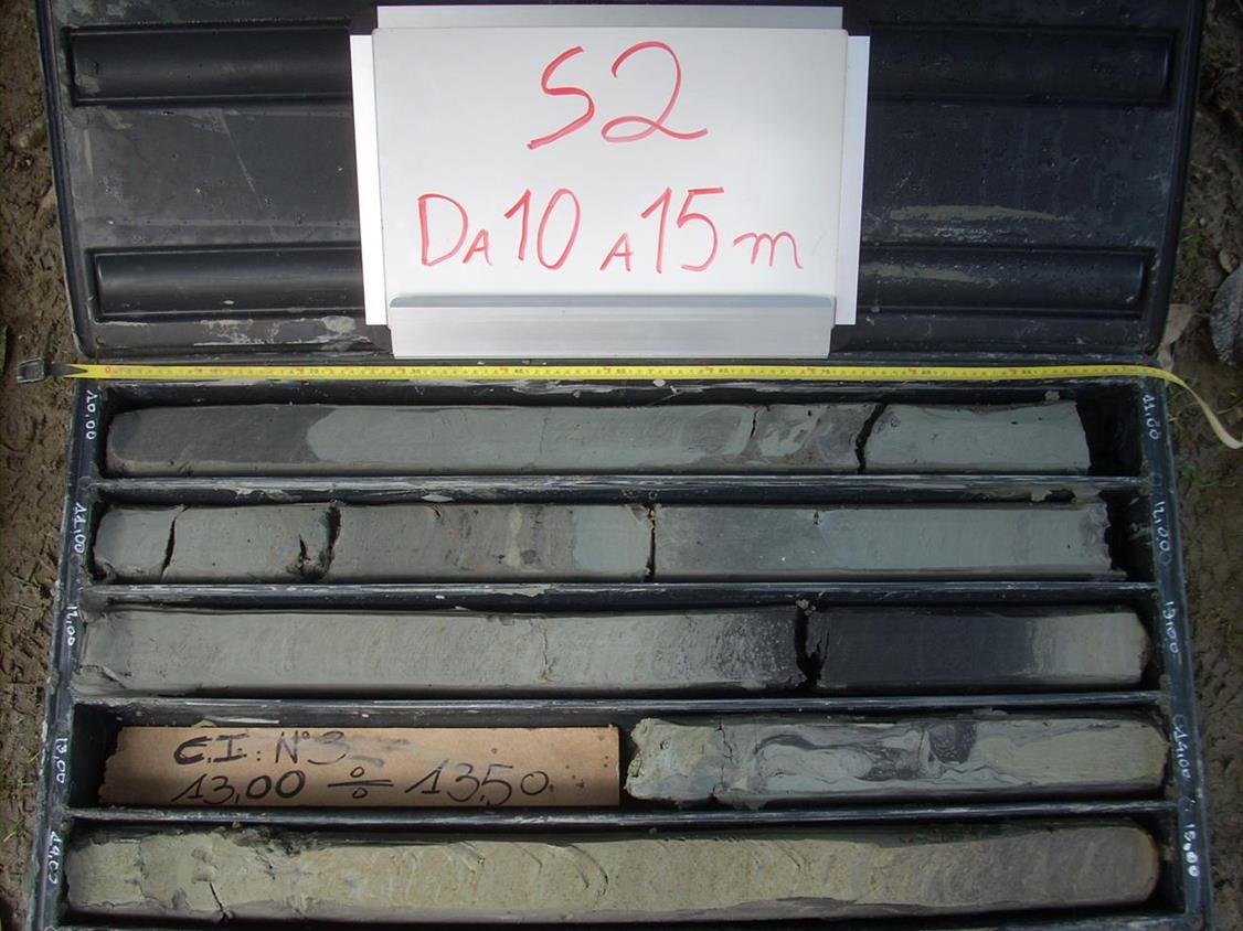 Cassa sondaggio carotaggio rid